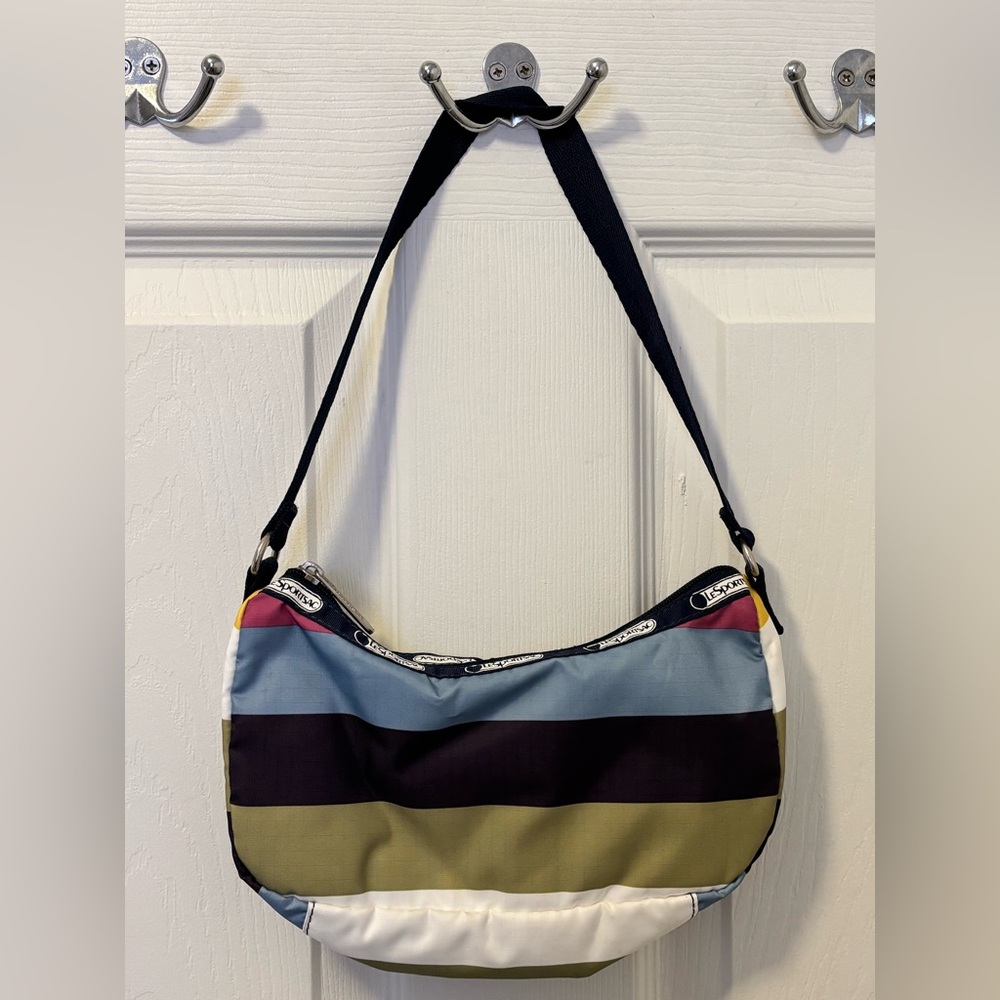 LeSportsac Colorful Striped Shoulder Bag